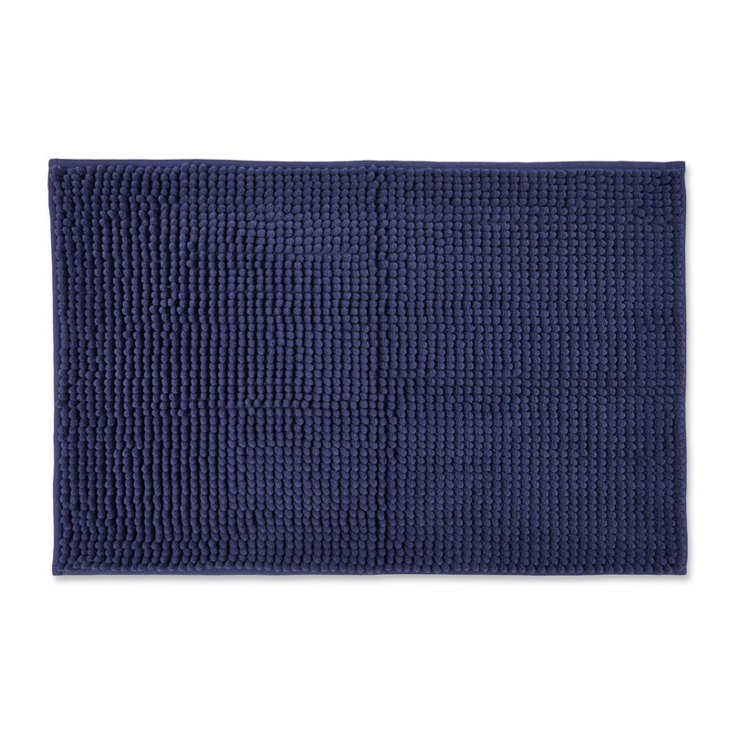 Emma Barclay Noodle Soft Touch Non-Slip Bathroom Rug in Navy