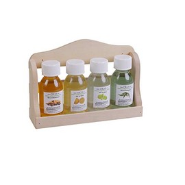 eliga Infusion Wall Shelf Wood Pack of 1 (4 x 100 ml)