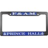 Prince Hall Mason F. & A.M. Text Decal Plastic License