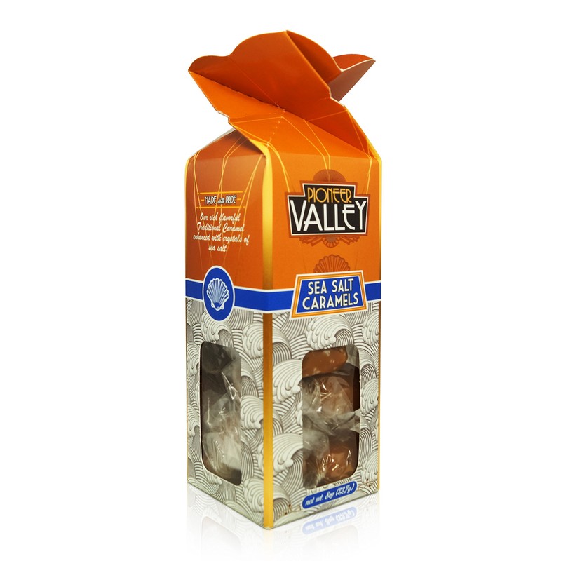 Salted Caramels 8oz Box by Pioneer Valley (Soft, Premium Quality,