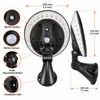 Solar Motion Sensor Wall Light for Outdoor Lighting – 360°