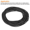 sourcing map Foam Rubber Weather Seal Strip, 4mm(0.16") Diameter x