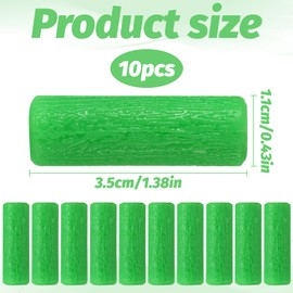 Chewies Aligner, Aligner Tray Seater, Aligner Chewies for Looping Chewie, for Aligner Trays Chompers (Green) Pack of 10