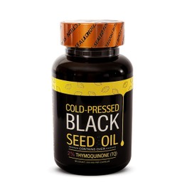 Generic Cold-Pressed Black Seed Oil, 2% Thymoquinone, 500 MG per Capsule, 60 Count