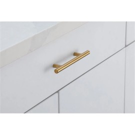 Elegant Decor Quinn 4" Center To Center Bar Pull Multipack in Brass (Set of 10)