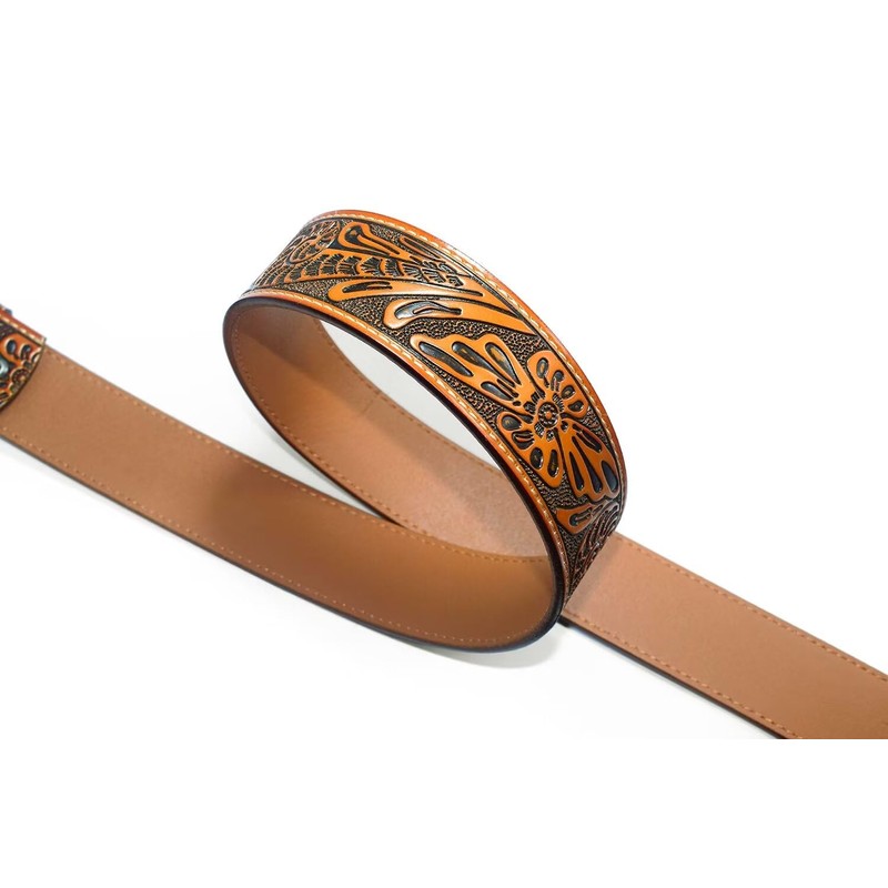 Moranse Belts With Religion Cross Kneeling Prayer & Horse and