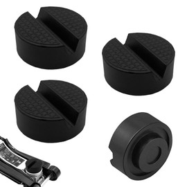 Auto Gummiauflage Wagenheber, 4 StückWagenheber Gummiauflage, Auto Wagenheber Aufnahme Generisch, Universal Gummi Wagenheber Auflage, Gummi Wagenheber Pad, für Wagen Hebebühnen, Schwarz