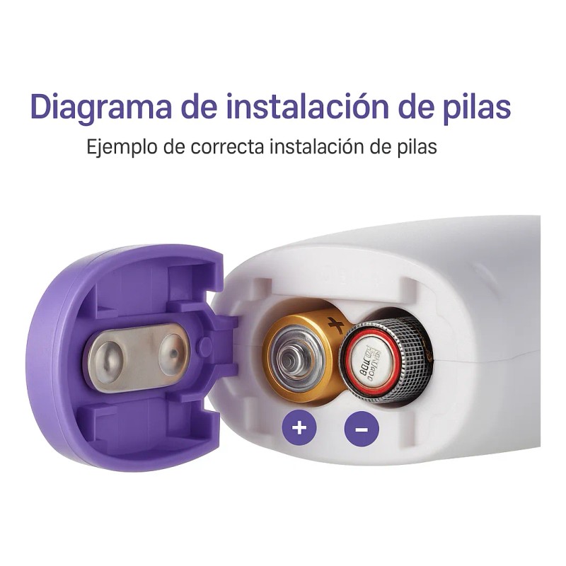 Termometro Digital Infrarrojo Medico De Frente Sin Contacto Blanco