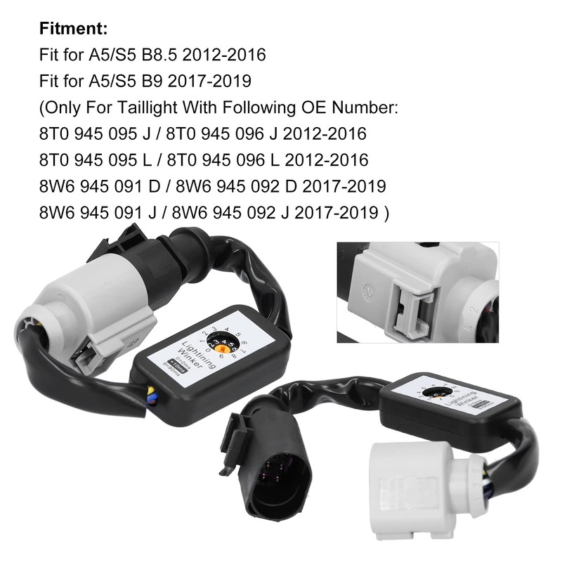Car Dynamic Turn Module LED Taillights Dynamic Turn Adapter Wiring