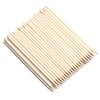 100-Pack Nail Art Wood Stick, Double Heads Nail Cuticle Pusher