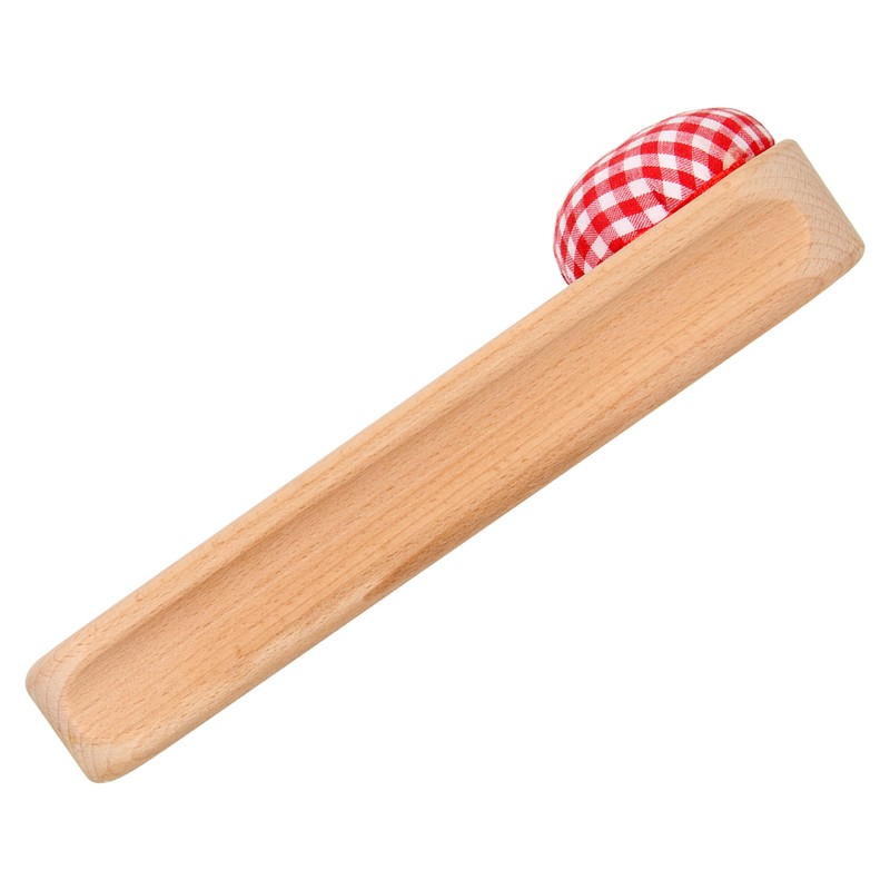 Quilters Clapper Pin Cushion Design Smoothing Wood Easy Operation Hardwood