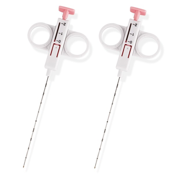 2 PCS Biopsy Needles, Disposable Tissue Sampling Tool, Semi-Automatic Veterinary