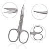 Otto Herder Extra Sharp Combined Skin and Nail Scissors Rustproof