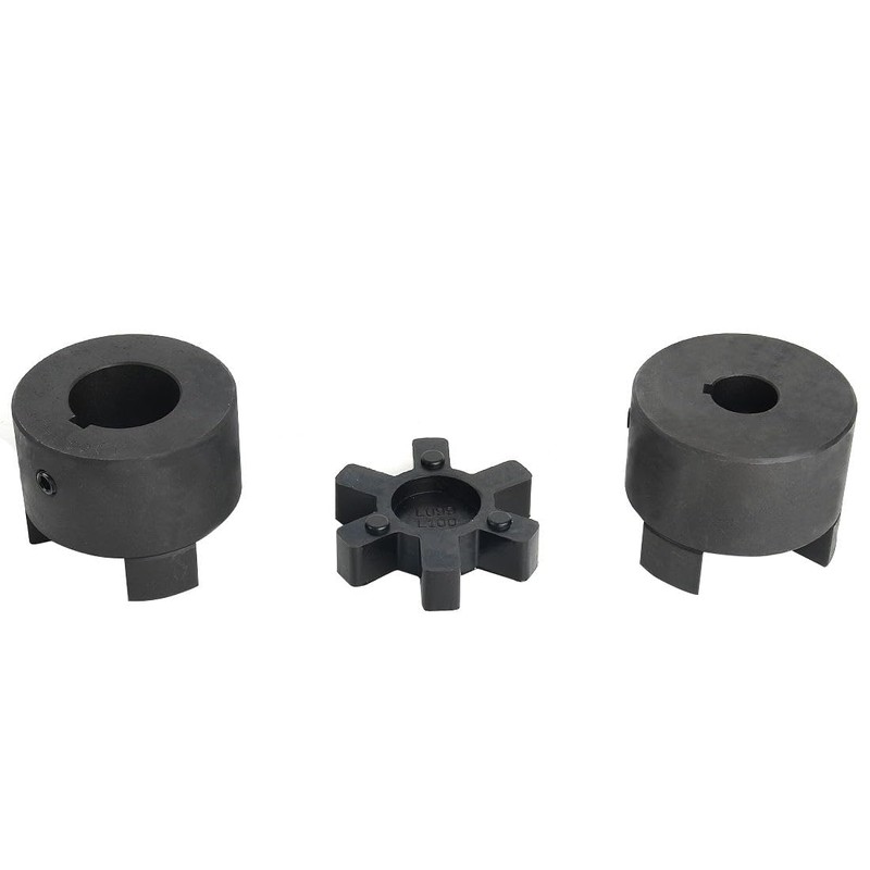 3/4" to 1-1/4" L100 3-Piece L-Jaw Coupling Set & Buna-N