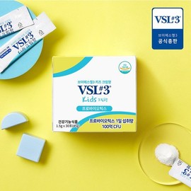 VSL3 (신세계라이브쇼핑)VSL3 브이에스엘3 키즈 생유산균 30포 X 2개(크림향) VSL3 Kids Dairy Probiotics 30 Packs x 2 (Cream Flavor)
