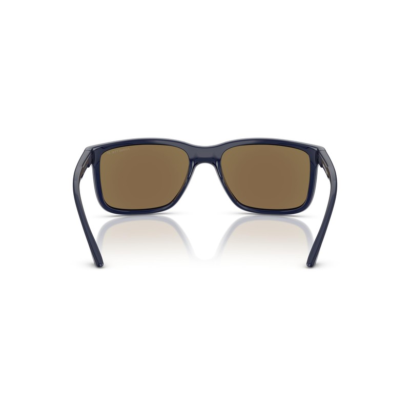 ARNETTE Men's An4359 Headlight Sunglasses, Dark Blue Matte/Shiny/Dark Grey Mirrored
