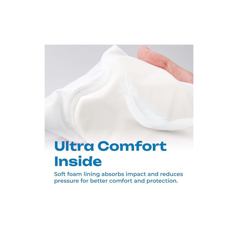 LP SUPPORT IM710 Shield Padded Leg Compression Sleeve, Ergonomic Knee