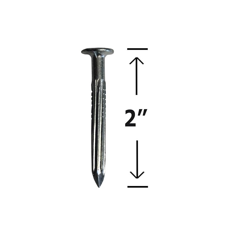 2”- Fluted Hardened Concrete Masonry nails – High strength Cut
