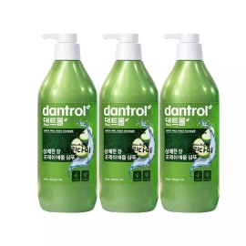 Dantrol 댄트롤 샴푸 상쾌한 프레쉬 애플 820ml x3개 Dantrol Shampoo Refreshing Fresh Apple 820ml x 3