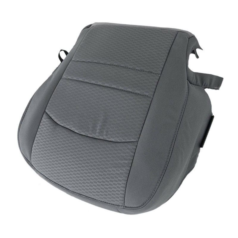 Priprilod Gray Cloth Driver Side Bottom Replacement Seat Cover Compatible