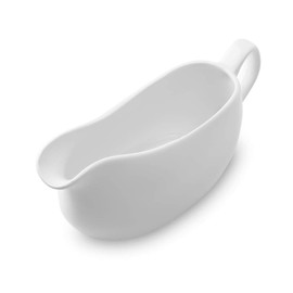 Nucookery Large 17 Oz Gravy Boat With Ergonomic Handle | White Fine Porcelain Saucier With Big Dripless Lip Spout For Gravy, Warming Sauces, Salad Dressings, MilK (17 Oz & Warming Stand)