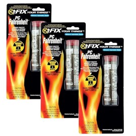 PC Products PC-Fahrenheit Hi-Temp Epoxy Adhesive, 1 oz Stick (Pack of 3)