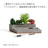 Sana CONCRETE Series Concrete Pen Holder, Concrete Pen Storage, Desk