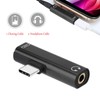 Hsupez USB C to Jack Headphone Adapter, Charging 2 in