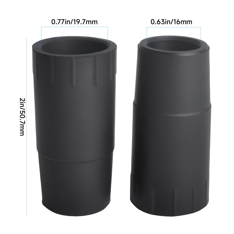 Aigemsi (2-Pack) A20017 Rubber Hose Adapter, Compatible with Fluval 304,