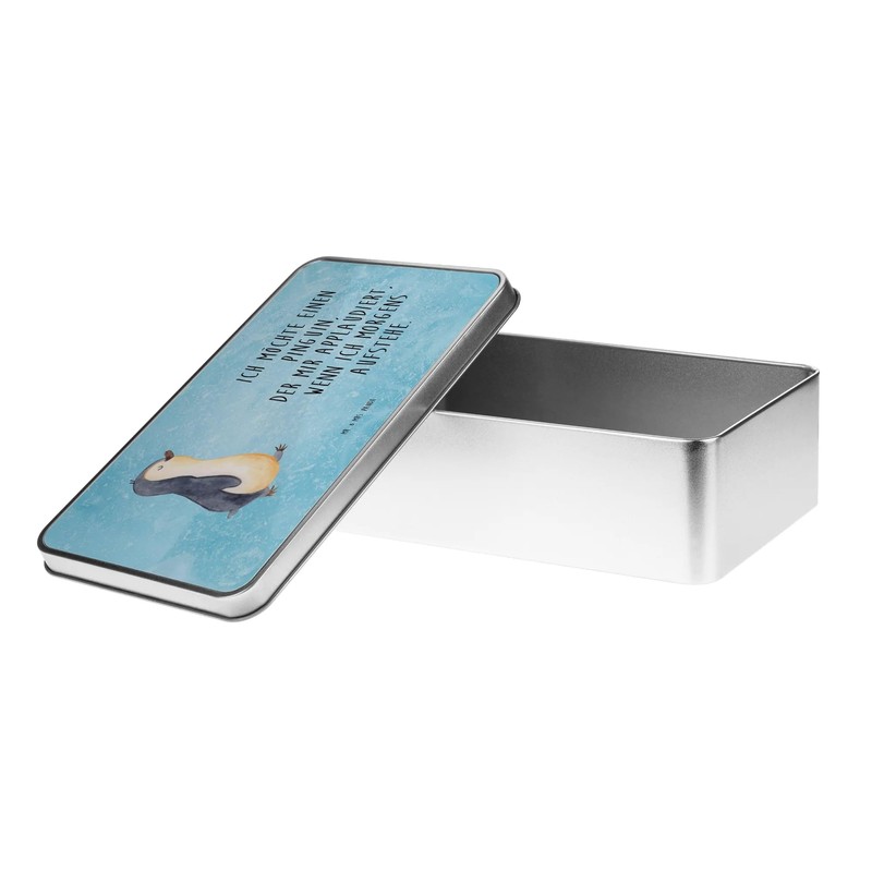 Mr. & Mrs. Panda Metal Tin Rectangular Penguin Marching Gift