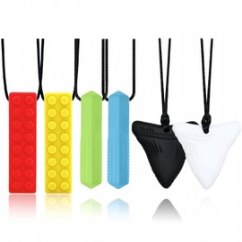 RUIOMII Pack of 6 Chew Chain for Children Adhs, Teething Chain Children, Adhs Aid Children, Nursing Chain