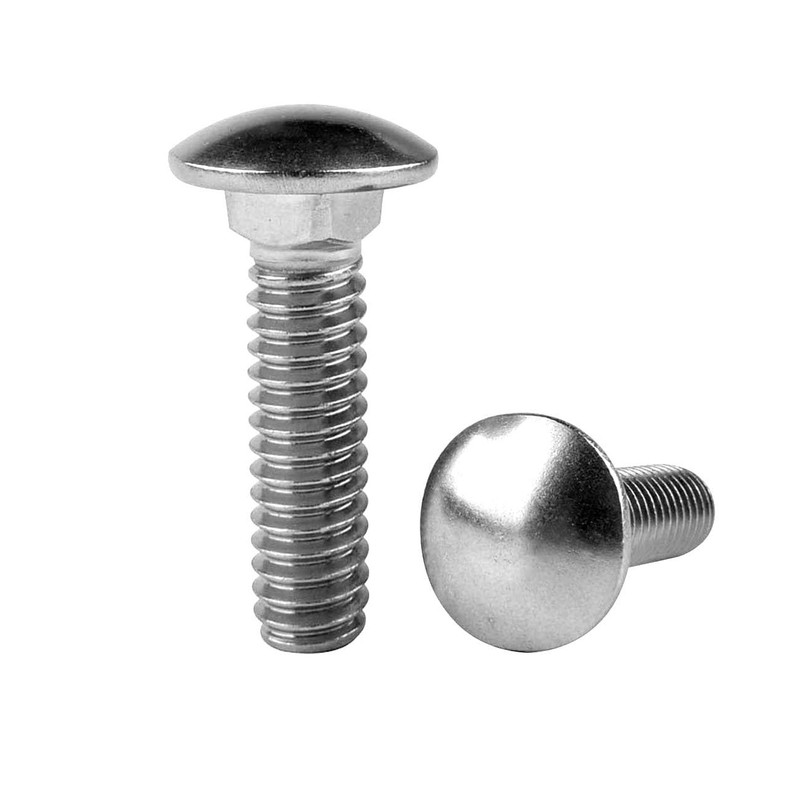 SZJIUZYD 1/2-13 x 1-1/2" Carriage Bolts Screws, 304 Stainless Steel
