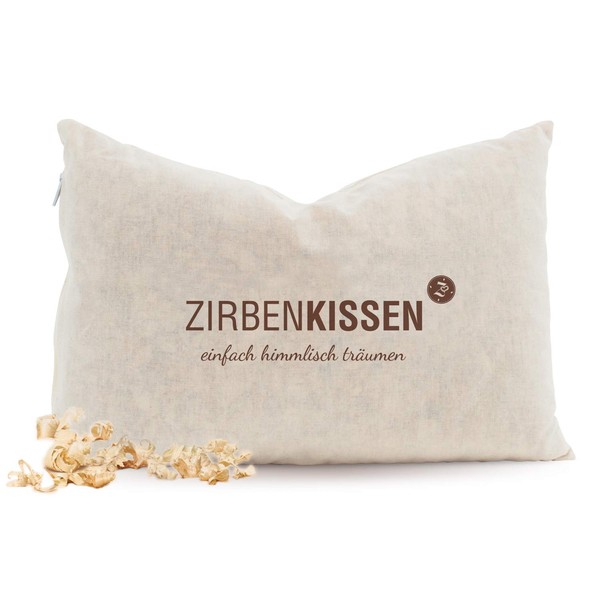 ZirbenFamilie Natural Decorative Cushion 30 x 20 cm • Decorative