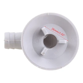 Air Conditioning External Unit Drain Hose Connector Elbow 1.02" Three Jaw Drain Hose Connector for L G/Media/HAIER/KELON Drainage Connector Three-Jaw Hose Connector 26mm for