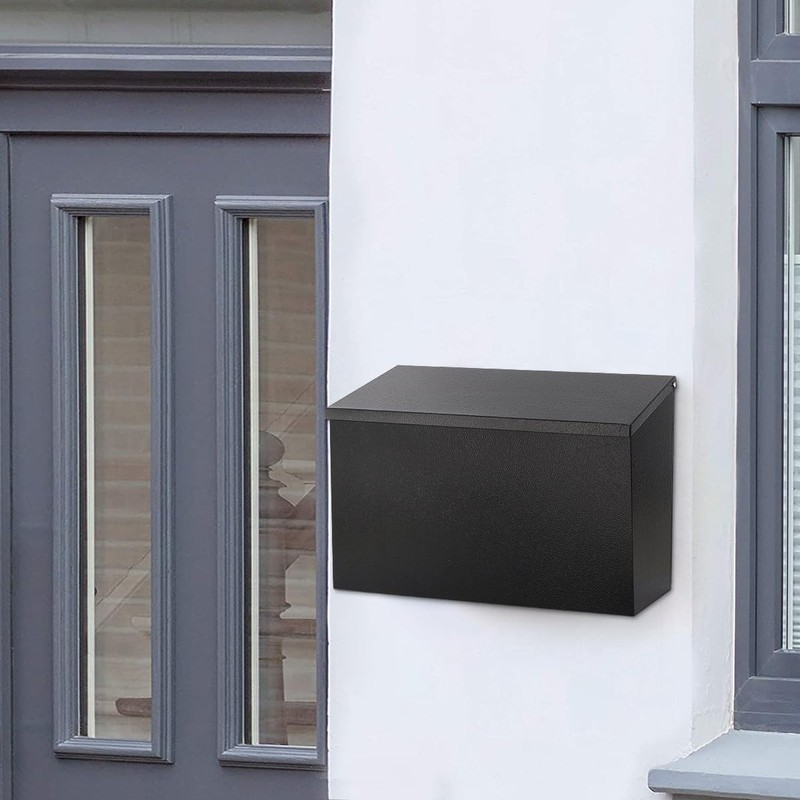 Wall-Mount Mailbox for Outside,Large Capacity Mail Box Waterproof and Rust-Resistant,