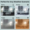 SEPEY Full LED Fog Lights for Kenworth T660, Fog Lamps