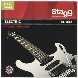 Stagg EL-1046 Regular Nickel Electric Guitar String Set - Grey