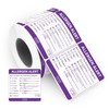 600pcs 2inch Susceptibility Stickers for Food,Susceptibility Labels for Baking,Food Susceptibility