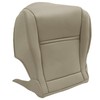 NLQR Front Driver Side Bottom Replacement Seat Cover Tan Microfiber