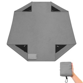 Gelewuld Beach Blanket Pocket Blanket, Beach Mat 150 * 180 cm for 2-4 Adults, Waterproof Sandproof Quick Drying Outdoor Picnic Mat for Travel, Camping, Hiking