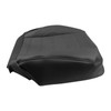 SecosAutoparts Driver & Passenger Bottom Leather Seat Cover Black Compatible