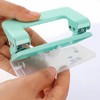 2-Hole Punch Heavy Duty Paper Hole Puncher Tool, Hand Held