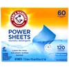 Arm & Hammer Power Sheets Laundry Detergent, Fresh Breeze Scent,