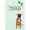 Boxer Notebook: 100 Lined Pages