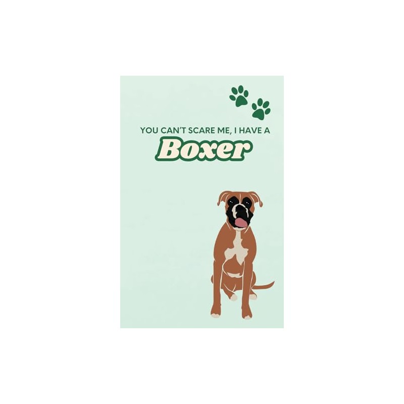 Boxer Notebook: 100 Lined Pages