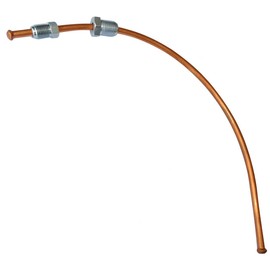 AERZETIX - C42612 - Brake Line - Hose - Copper - 30 cm Diameter 4.76 mm - with Connections - M12x1/M10x1