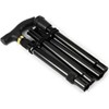 Moguxb Walking Sticks, Black, Foldable Walking Poles, 84-93 cm, Ultralight