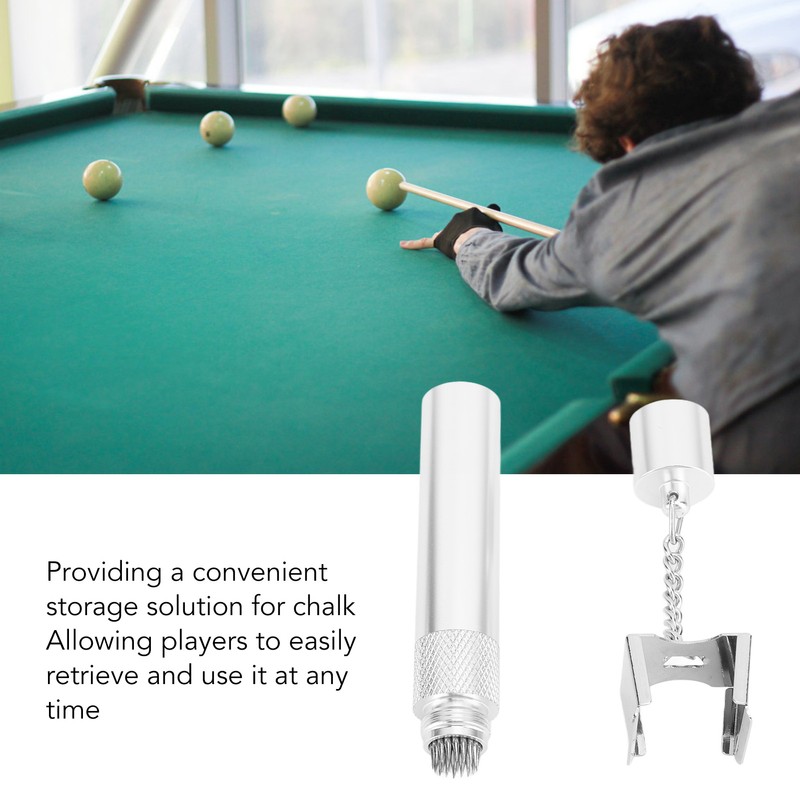 1890 3 in 1 Elastic Pool Chalk Holder Pool Cue