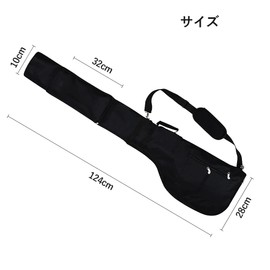 Golf Club Case, DFsucces Ultra Lightweight Golf Bag for Practice, Large Capacity, Rubbed and Scratch Resistant Fabric, Holds 7 Golf Bags, Soft Case, 3 Pockets, Soft Carrying Bag (Black)