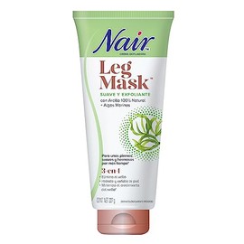 NAIR 20505788 Crema Depiladora Suave Leg Mask Exfoliante Arcillaalgas Marinas 8 oz